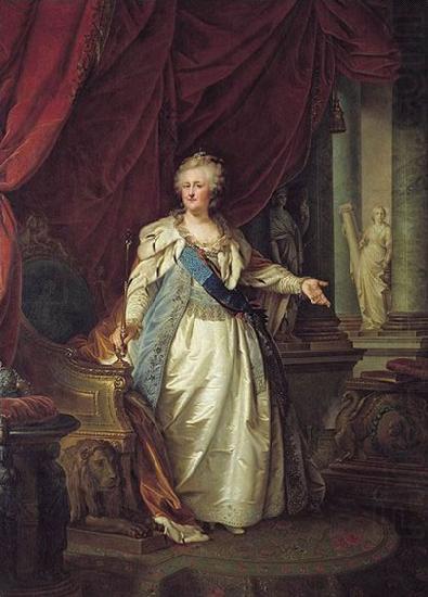 Portrat der Kaiserin Katharina II, unknow artist